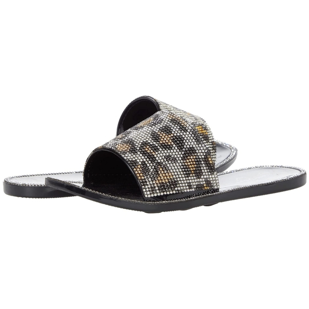 Jessica Simpson Women's Kassime Slide Sandal 7 Black/Natural